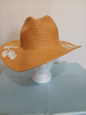 Floral Western Style Straw Sun Hat